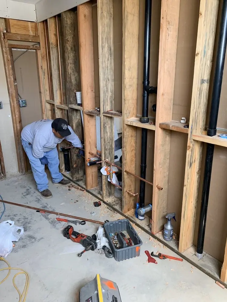 Commercial rough-in plumbing for Gas Line Repair in Nerstrand